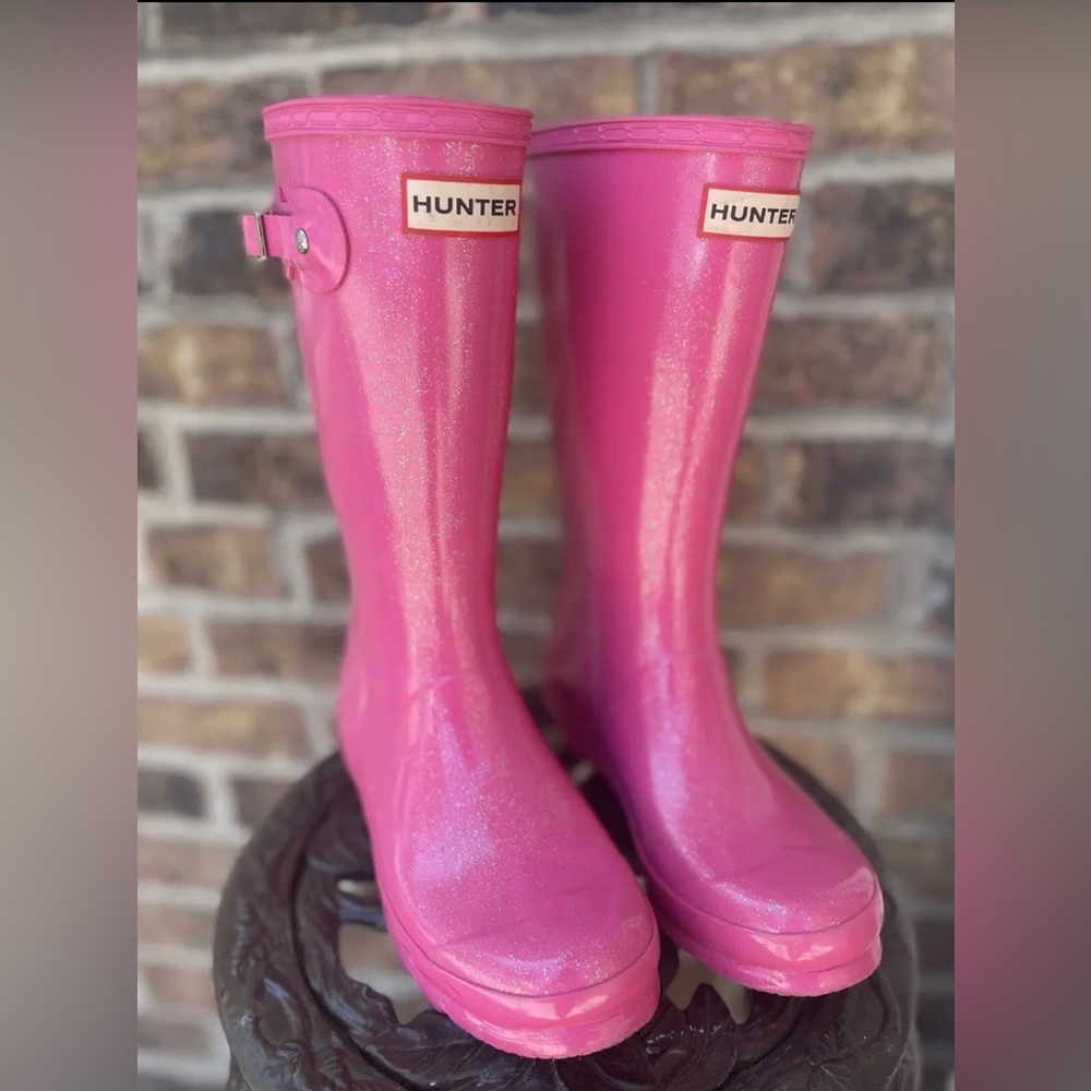 SOLD Hunter Original Pink Rain Boots Sz US 3.5